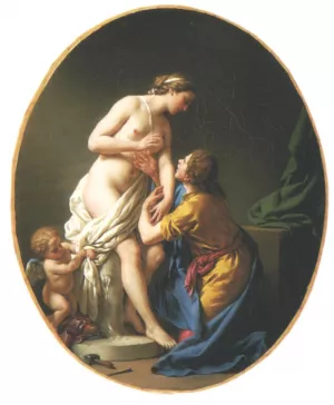 Pygmalion by Louis-Jean-Francois Lagrenee - Oil Painting Reproduction