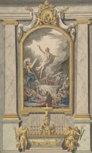 The Resurrection by Louis-Jean-Francois Lagrenee Oil Painting