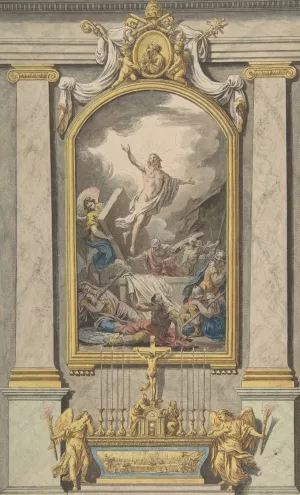 The Resurrection by Louis-Jean-Francois Lagrenee Oil Painting