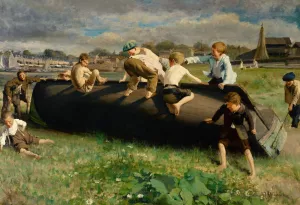Les ravageurs Oil painting by Louis-Joseph Anthonissen