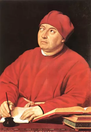 Cardinal Tommaso Inghirami by Louis-Joseph-Raphael Collin Oil Painting