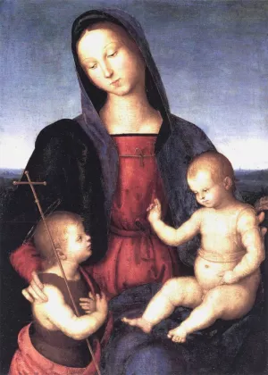Diotalevi Madonna by Louis-Joseph-Raphael Collin - Oil Painting Reproduction