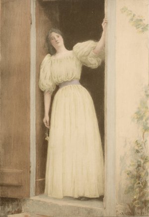 Le Depart by Louis-Joseph-Raphael Collin Oil Painting