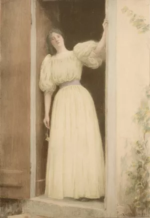 Le Depart by Louis-Joseph-Raphael Collin Oil Painting