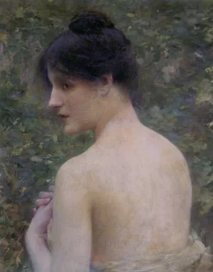 The Beauty Portrait by Louis-Joseph-Raphael Collin - Oil Painting Reproduction