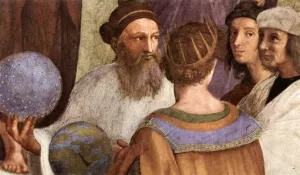 The School of Athens Detail 7 by Louis-Joseph-Raphael Collin Oil Painting
