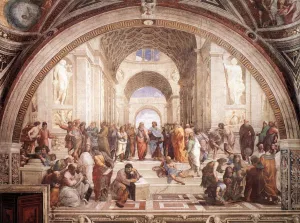 The School of Athens by Louis-Joseph-Raphael Collin - Oil Painting Reproduction