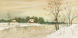 No. 310 by Louis Kinney Harlow Oil Painting