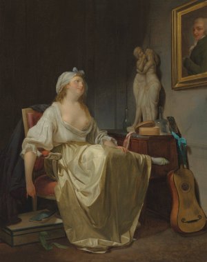 Avant la toilette by Louis Leopold Boilly Oil Painting