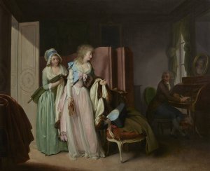 La visite rendue by Louis Leopold Boilly Oil Painting