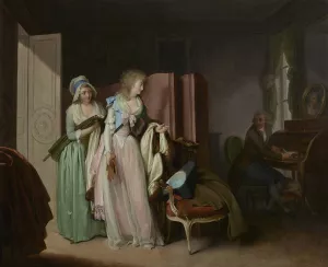 La visite rendue by Louis Leopold Boilly Oil Painting