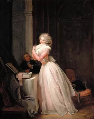 Lady at Her Toilet by Louis Leopold Boilly - Oil Painting Reproduction