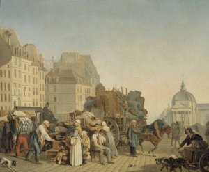Les Demenagements by Louis Leopold Boilly Oil Painting