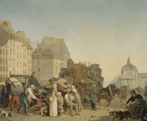 Les Demenagements by Louis Leopold Boilly Oil Painting