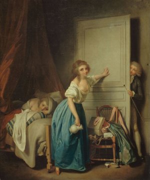 L'Indiscret by Louis Leopold Boilly Oil Painting