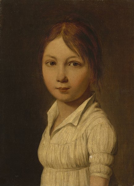 Malvina Mortier de Trevise  by Louis Leopold Boilly - Hand-Painted Oil Painting Reproduction
