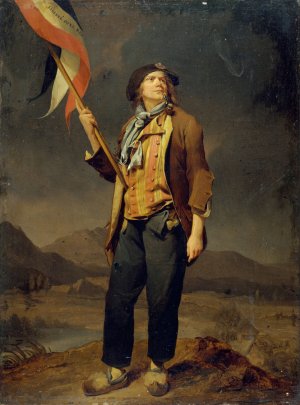 Portrait du chanteur Simon Chenard by Louis Leopold Boilly Oil Painting