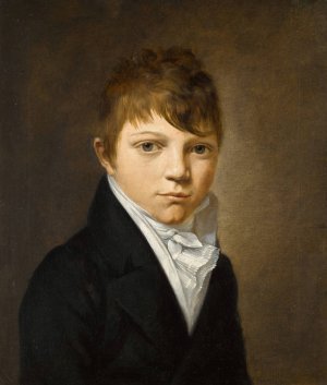 Portrait of a Young Boy by Louis Leopold Boilly Oil Painting
