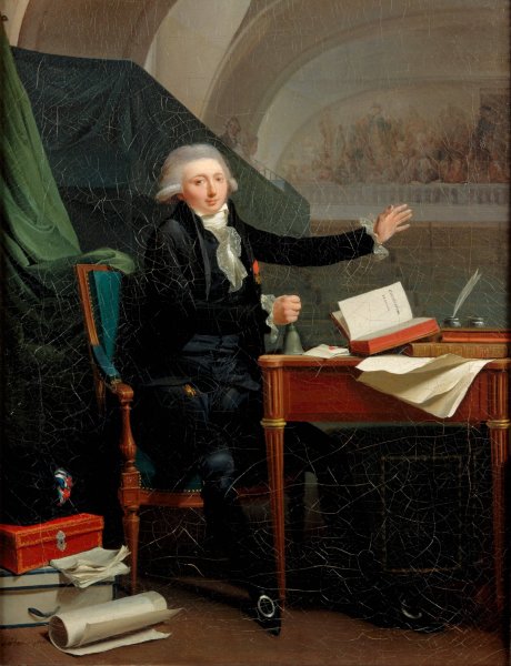 Main Product Photo of Portrait of Jan Anthony d'Averhoult  Painting by Louis Leopold Boilly