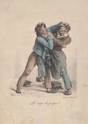 The Comb Punch Oil painting by Louis Leopold Boilly
