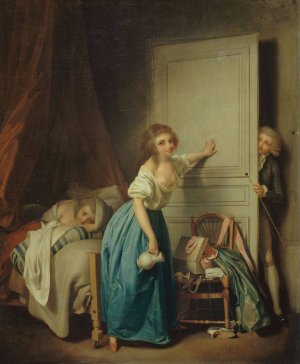 The Indiscret by Louis Leopold Boilly Oil Painting
