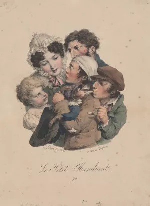 The Little Beggar Oil painting by Louis Leopold Boilly