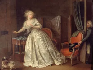 The Precipitate Departure by Louis Leopold Boilly Oil Painting