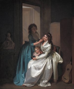 The Present by Louis Leopold Boilly Oil Painting