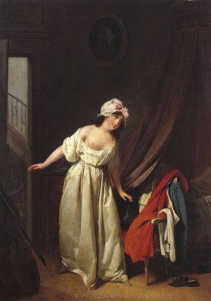 The Sweet Awakening by Louis Leopold Boilly Oil Painting