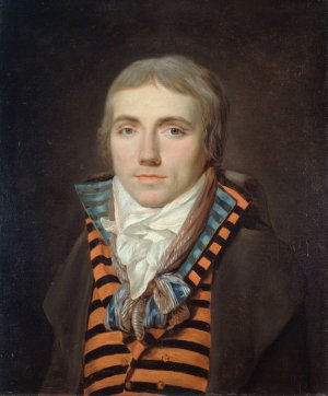 Portrait de Jean-Louis Laya by Louis Landry Oil Painting