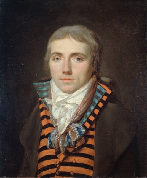 Portrait de Jean-Louis Laya  by Louis Landry - Hand-Painted Oil Painting Reproduction