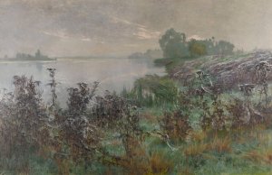 Les toiles d'araignees by Louis Le Poittevin Oil Painting