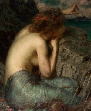 The Siren by Louis Loeb Oil Painting
