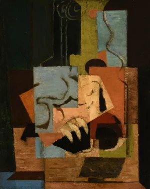 Composition by Louis Marcoussis Oil Painting