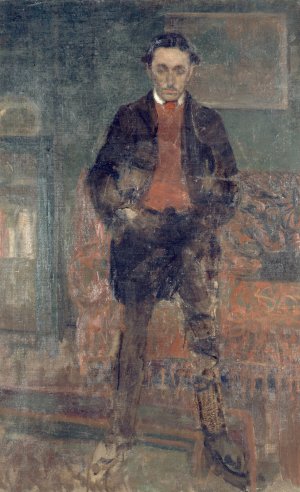 Roland Dorgeles by Louis Marcoussis Oil Painting