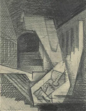 Un reve by Louis Marcoussis Oil Painting