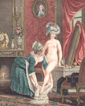La Toilette Oil painting by Louis-Marin Bonnet