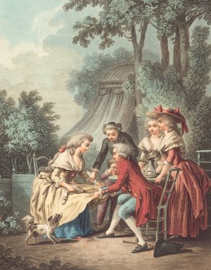 Le Dejeune by Louis-Marin Bonnet Oil Painting