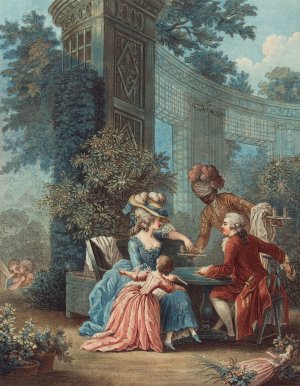 Le Gouter by Louis-Marin Bonnet Oil Painting