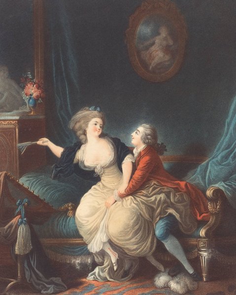 L'eventail Casse by Louis-Marin Bonnet - Hand-Painted Oil Painting Reproduction