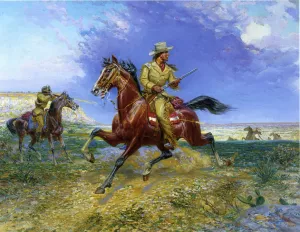 Texas Jack painting by Louis Maurer