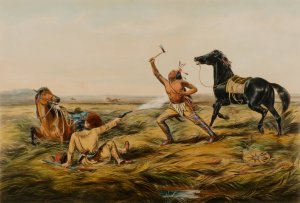 The Last Shot by Louis Maurer Oil Painting