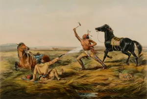 The Last Shot by Louis Maurer Oil Painting