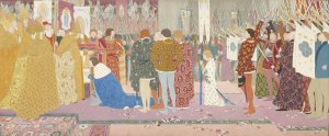 The Crowning at Rheims of the Dauphin by Louis Maurice Boutet De Monvel Oil Painting
