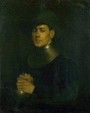 De cavalier by Louis Mettling Oil Painting