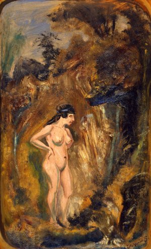 Nude in Forest by Louis Michel Eilshemius Oil Painting