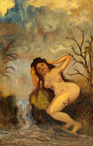 Portrait of Rose Marie by Louis Michel Eilshemius Oil Painting