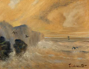 Rocky Seashore by Louis Michel Eilshemius Oil Painting