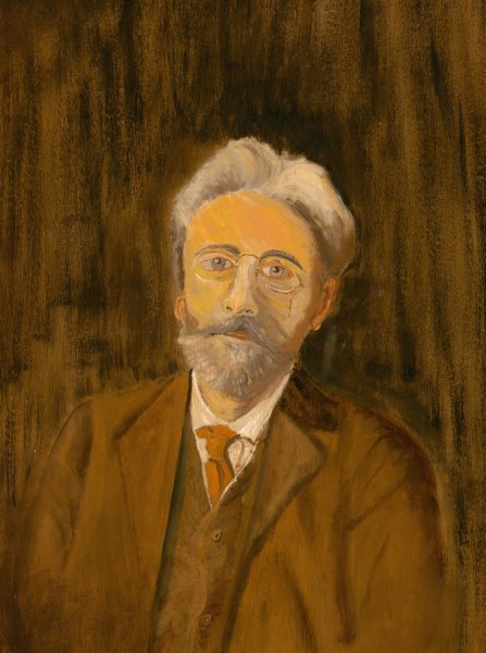 Self-Portrait  by Louis Michel Eilshemius - Hand-Painted Oil Painting Reproduction
