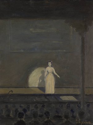 The Concert Singer by Louis Michel Eilshemius Oil Painting